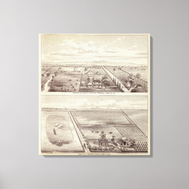 Roth, Scruggs ranches Leinwanddruck (Vorderseite)