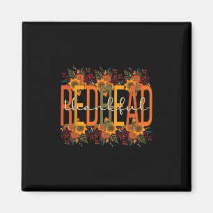 Rothaarig Thanksgiving Rothaarige Frau Magnet