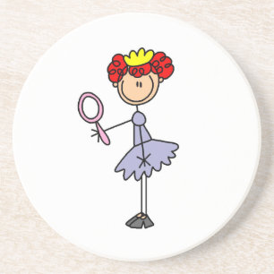 Rothaarige Prinzessin Sandstein Untersetzer