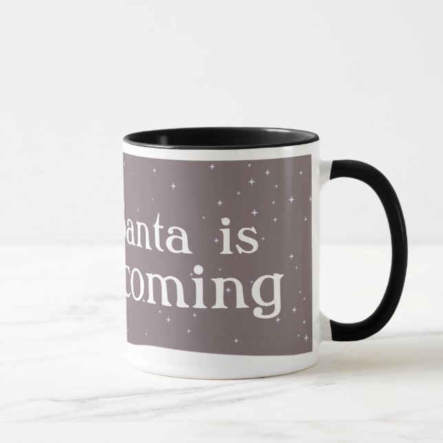 Rothaarige Rentiere Der Weihnachtsmann kommt Tasse (Rechts)