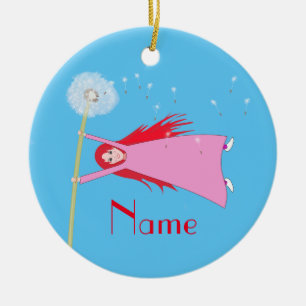 Rothaariger Löwenmädchen Girl Thunder_Cove Keramik Ornament