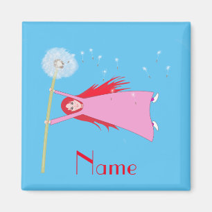 Rothaariger Löwenmädchen Girl Thunder_Cove Magnet