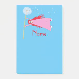 Rothaariger Löwenmädchen Girl Thunder_Cove Post-it Klebezettel