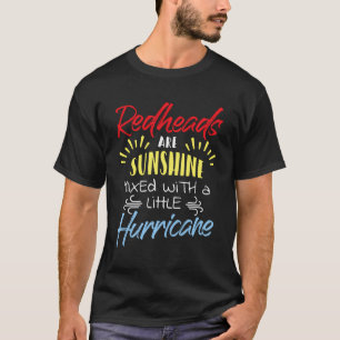 Rothaarköpfe sind mit einem kleinen Hurrikan vermi T-Shirt