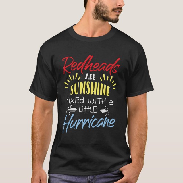 Rothaarköpfe sind mit einem kleinen Hurrikan vermi T-Shirt (Vorderseite)