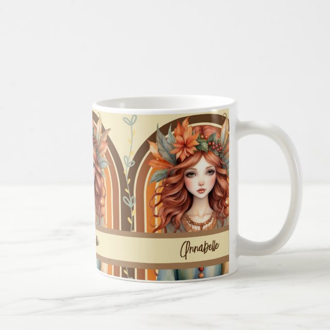 Rothaarpaare mit Blume Garland in Haare Tasse (Rechts)
