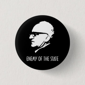 Rothbard Feind des Staat Button