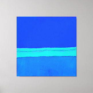 RothBleau Stretched Canvas Print Leinwanddruck