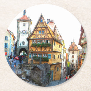Rothenburg20150903 Runder Pappuntersetzer