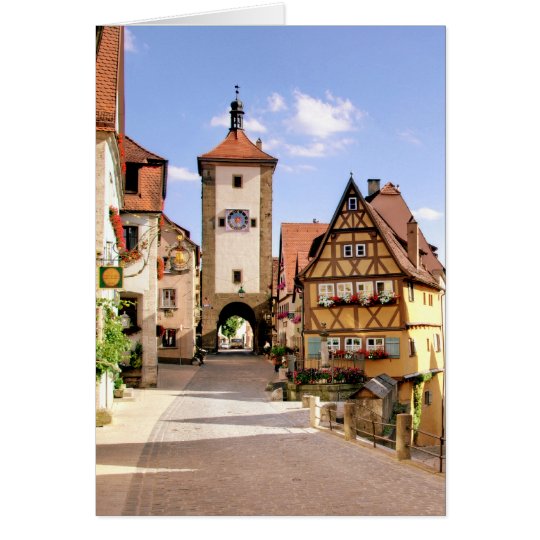 ROTHENBURG, DEUTSCHLAND KARTE