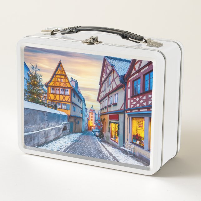 Rothenburg Metall Brotdose (Vorderseite)