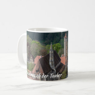Rothenburg ob der tauber Altstadt von oben Kaffeetasse