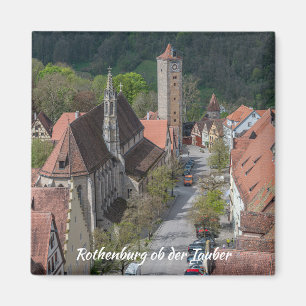 Rothenburg ob der tauber Altstadt von oben Magnet