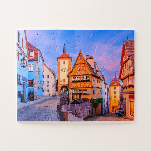 Rothenburg ob der Tauber, Bayern, Deutschland. (Horizontal)