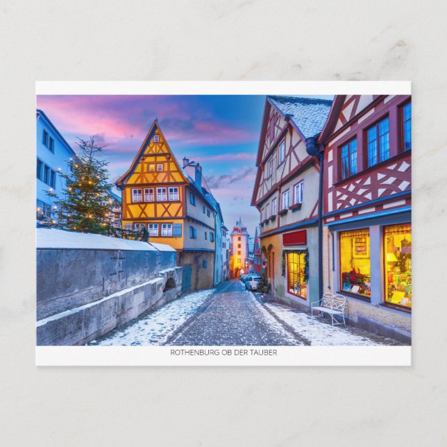Rothenburg ob der Tauber, Carte postale de vacance (Devant)