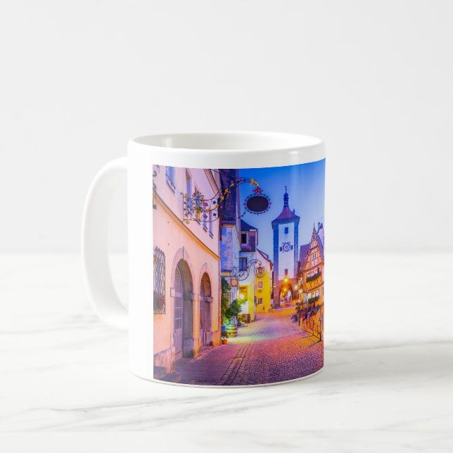 Rothenburg ob der Tauber, Deutschland Kaffeetasse (Vorderseite Links)