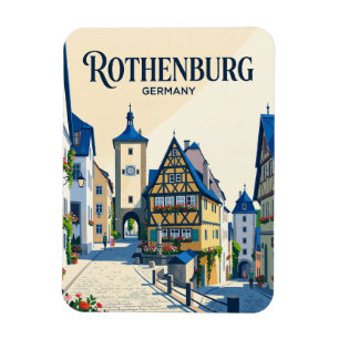 Rothenburg ob der Tauber Deutschland Magnet