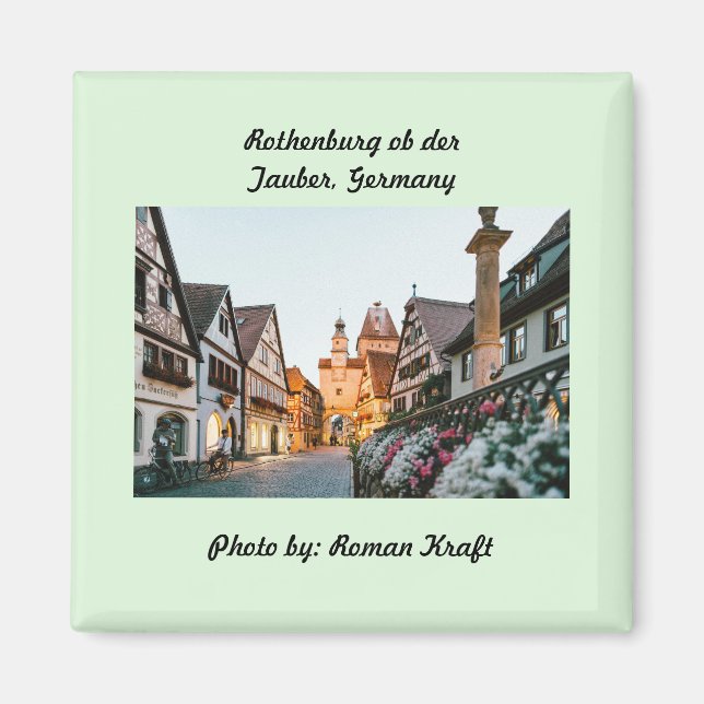Rothenburg ob der Tauber, Deutschland Magnet (Vorne)