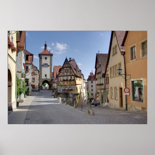 Rothenburg ob der Tauber Deutschland Poster (Vorne)