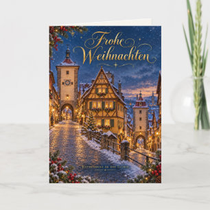 Rothenburg ob der Tauber Frohe Weihnachten