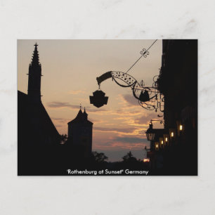 Rothenburg Post Card Postkarte