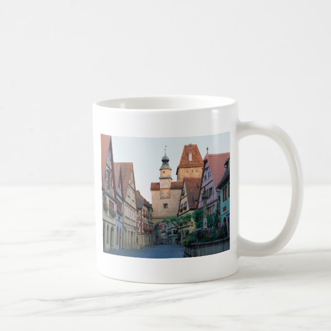 Rothenburg Stadt, Deutschland Kaffeetasse (Rechts)