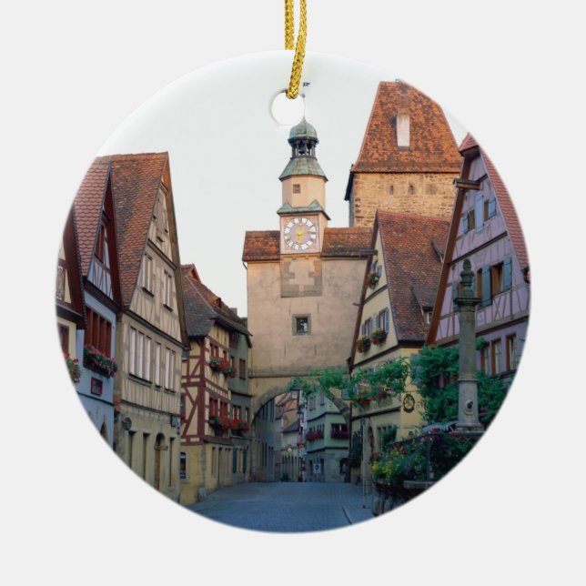 Rothenburg Stadt, Deutschland Keramikornament (Vorne)