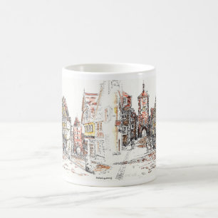 Rothenburg, tasse de l'Allemagne