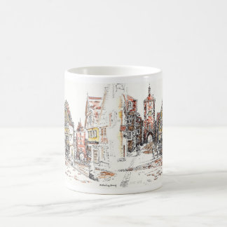 Rothenburg, tasse de l'Allemagne