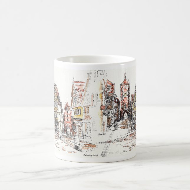 Rothenburg, tasse de l'Allemagne (Centre)