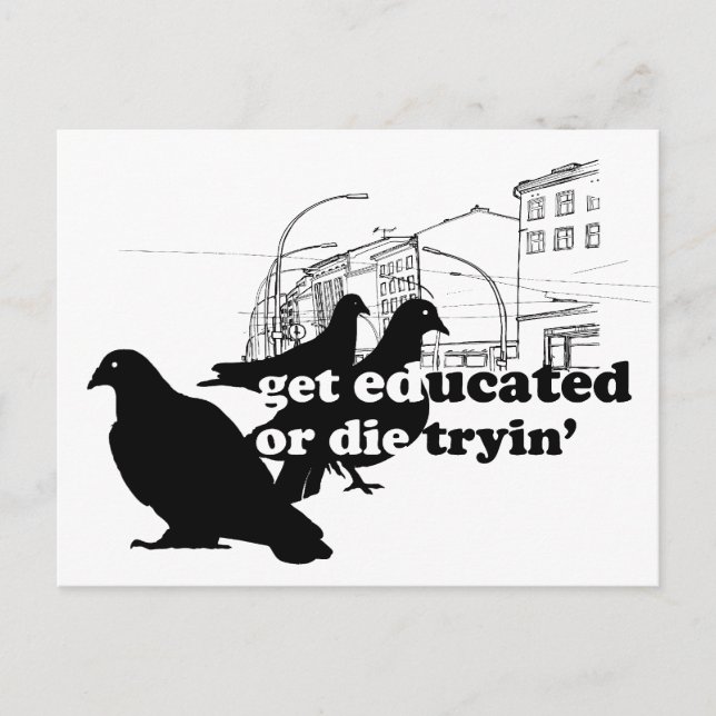 Rothenhagen "Get Educated" Postkarte (Vorderseite)