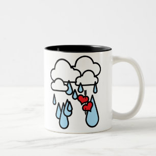 Rothenhagen "Regnende Herzen" Zweifarbige Tasse