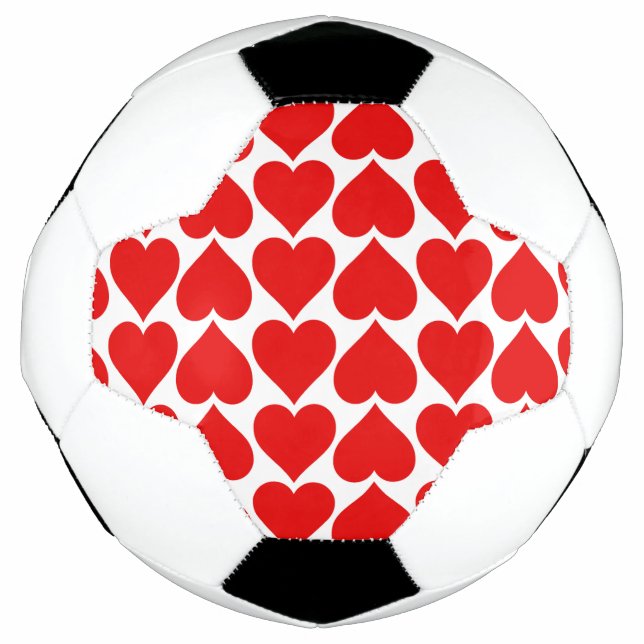 Rotherz Muster, Romantik, Liebe Fußball (Vorderseite)