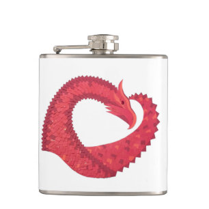Rotherzdrache Flachmann