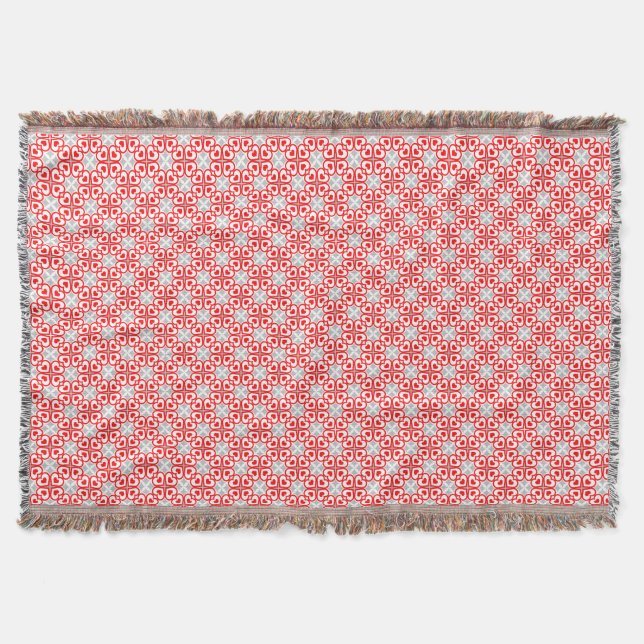 Rotherzenmuster Decke (Vorderseite)