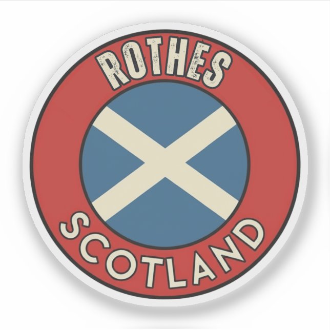 Rothes, Scotland Aufkleber (Vorderseite)
