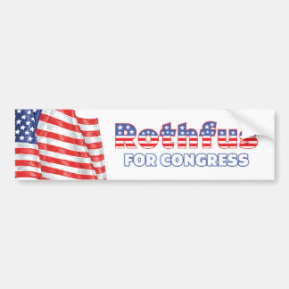 Rothfus für Kongress-patriotische amerikanische Autoaufkleber