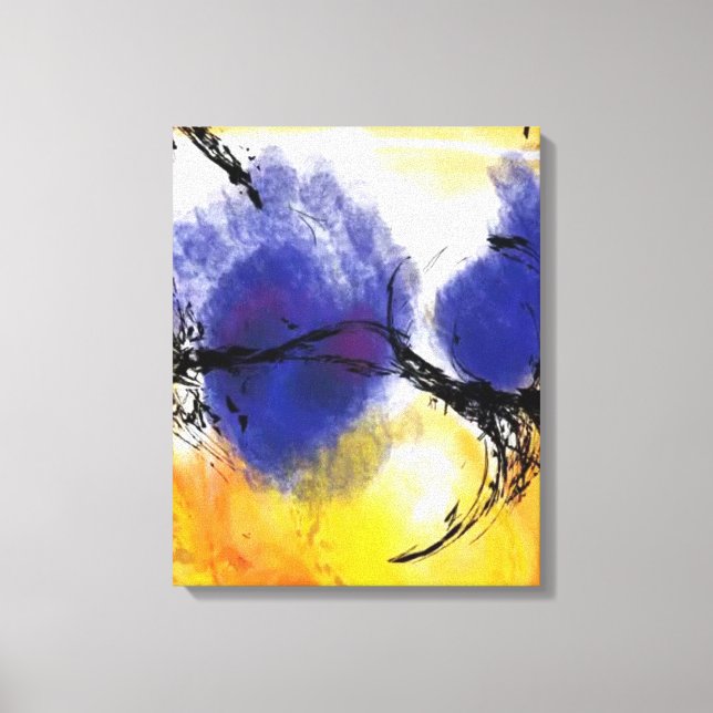 Rothko oder Pollock v8 von Unknown Leinwanddruck (Vorderseite)