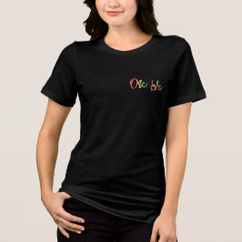 Rotholzkopf rot-gelb Jamaika eine Liebe Tri-Blend Shirt