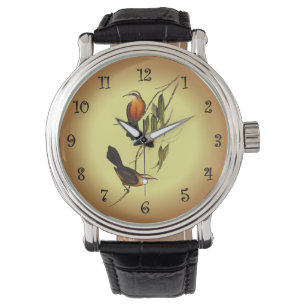 Rothühner Pomatorhinus ~ Elizabeth Gould 01 V4 Armbanduhr