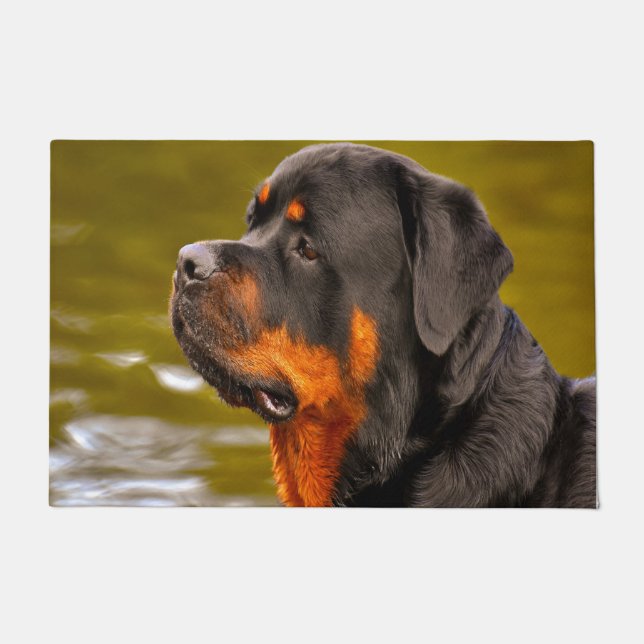 Rothweiler Dog Fußmatte (Vorderseite)