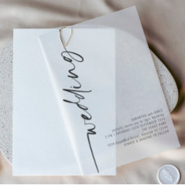 Rotkalligrafisches Schwarzes-Text-Hochzeit