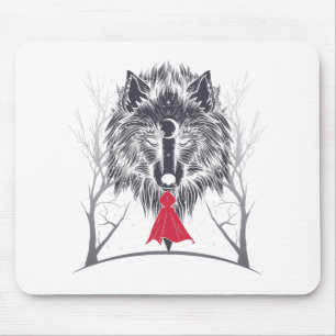 Rotkäppchen-Kostüm-Gif für Mädchen Mousepad