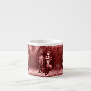 Rotkäppchen Little Red Riding Hood Grimm Märytale Espressotasse