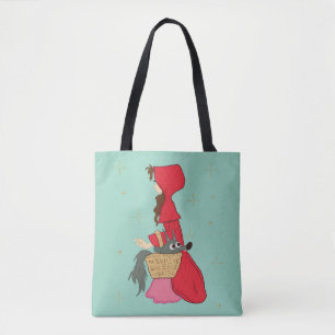 Rotkäppchen mit Wolf im Korb Tasche