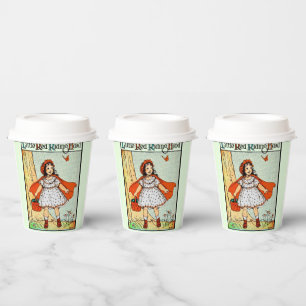 Rotkäppchen Vintage Süß Pappbecher