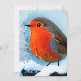 Rotkehlchen Dankeskarte