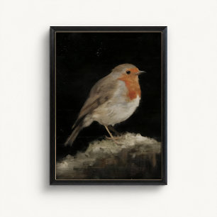 Rotkehlchen-Erbe-Vogelposter Poster