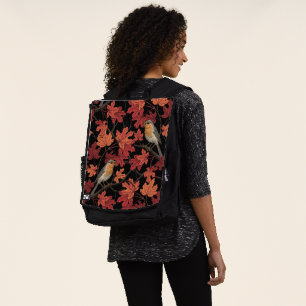 Rotkehlchen im Ahornbaum Rucksack