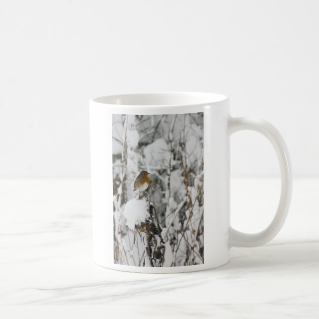 Rotkehlchen Kaffeetasse (Rechts)